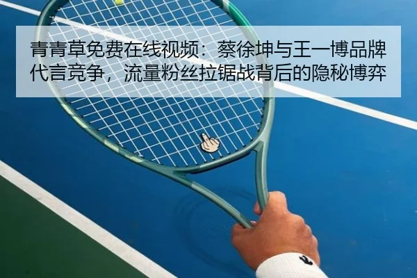 青青草免费在线视频：蔡徐坤与王一博品牌代言竞争，流量粉丝拉锯战背后的隐秘博弈